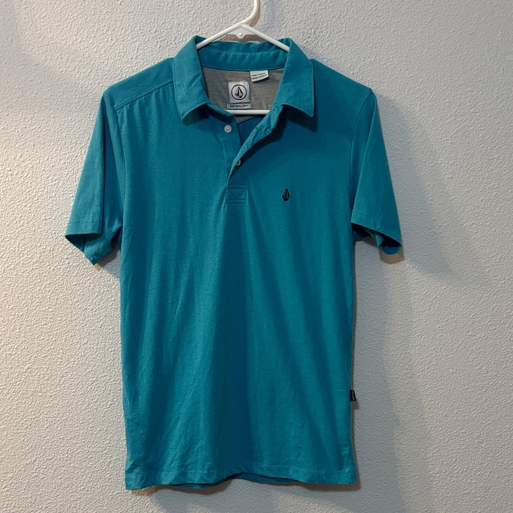 Volcom Men's Aqua Polo Shirt